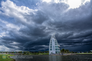 A severe storm blew through the Space Coast on June 19, 2019.