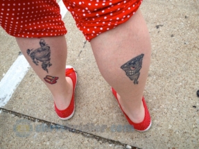 Cloud 9 tourist tattoos.