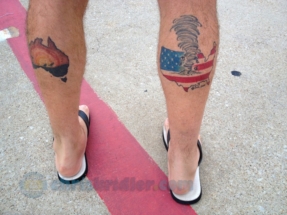 Cloud 9 tourist tattoos.