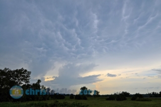 A few mammatus made the May 29 sky more interesting in northeast Oklahoma.