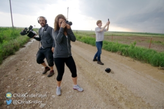 The Weather Network crew gives its cameras a workout.