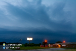 Later, south of Graham, I awaited the line of storms.