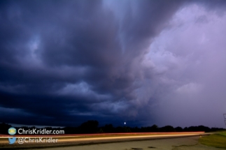 The line of storms was turbulent.