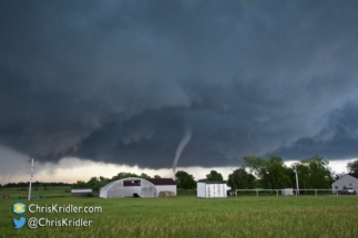 The rope-out was so pretty, it belied the twister's violence.