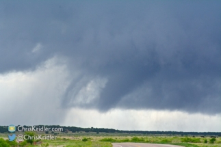 I was fascinated by the cloud formation around the tornado.