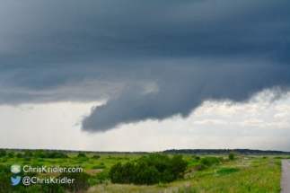 This was another brief cloud formation under the storm.