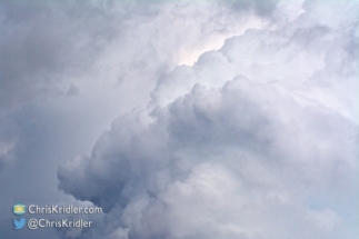 The convection was still pretty on the back side of the storms.