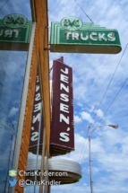 Love this art-deco signage in Fairview, Oklahoma.