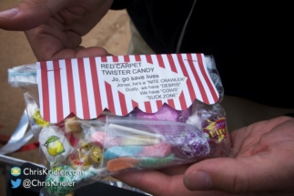 Fun "Twister" candy bags!