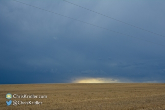 Slowly, a storm moved up from eastern Colorado.