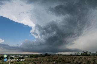 This is the cell that would eventually spawn the Elk City tornado.