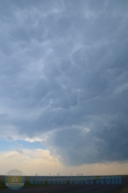 The storm exhibited nice mammatus clouds and iffy organization.