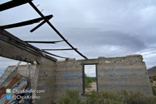 Interesting cloud feature over the roofless structure.