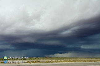 This storm had a pretty hail core.