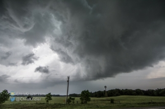 Here's a look at the turbulent clouds.