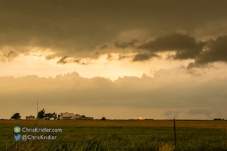 On the outskirts of Enid, we stopped to enjoy a serene sunset.