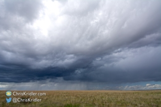 I loved the storm over this field.