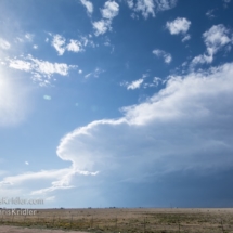 Our first decent storm - in the sunshine.