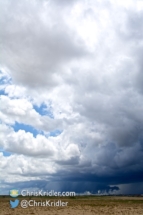 We got to La Junta to see the storm really taking shape.