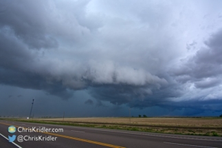 There was nice, green color in the storms.