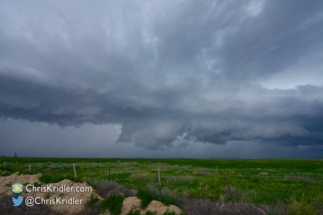 At times, there was rotation - or turbulence - in the storms.