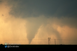 A nice cone tornado.