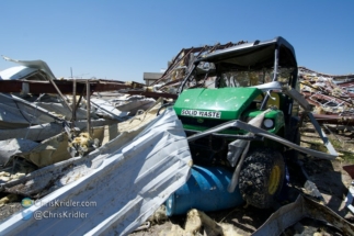 Looks like a lot of "solid waste" after the tornado.