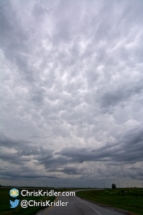 The Oklahoma sky as the storms moved east.