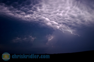 More amazing mammatus! Photo by Chris Kridler, ChrisKridler.com, SkyDiary.com