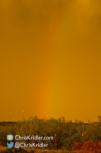 A closeup of the rainbow.