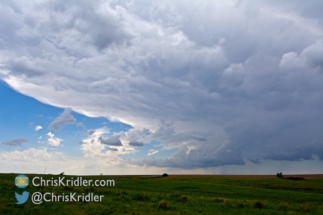 The mammatus got better, but the base didn't.