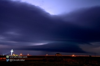 A bell-shaped updraft developed.