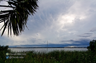 Storms barely moved as they created an outflow boundary headed for Cocoa.