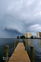 And I got another shot looking northwest before heading east again at 5:07 p.m.