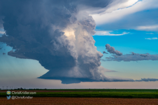 The whole updraft was spinning.