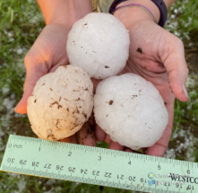 More big hail.