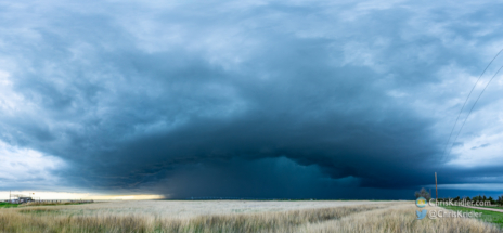 A panoramic view, south of Lakin, Kansas.