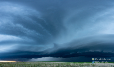 One more panorama of this extraordinary storm.