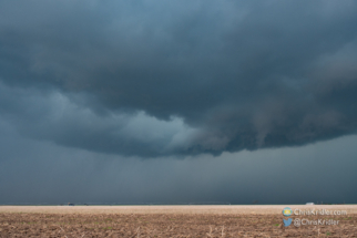 North of Leoti, Kansas, this storm had serious rotation.