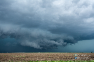 For a minute, I was sure the storm was going to put down a tornado.