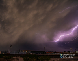 More lightning at Artesia.