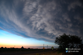 Pretty mammatus filled the anvil.