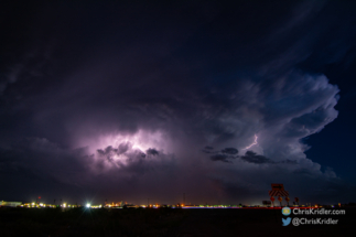 More lightning over Artesia.