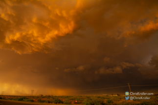 The sky looked like something out of a Renaissance painting.