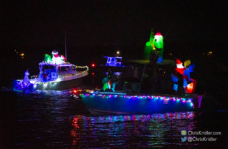 Rockledge-Cocoa Christmas boat parade, December 10, 2021.