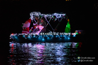 Rockledge-Cocoa Christmas boat parade, December 10, 2021.