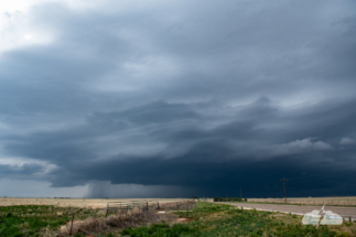 Near Clovis, we kept an eye on developing storms.