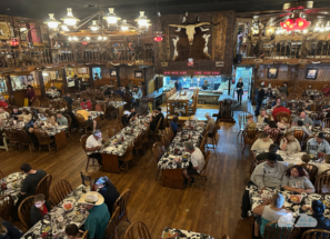 Diners at The Big Texan.