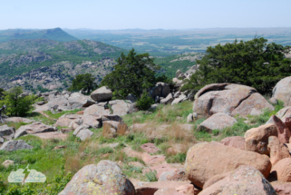 Wichita Mountains in Oklahoma.