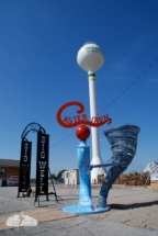 A homage to the Big Well in Greensburg, Kansas.